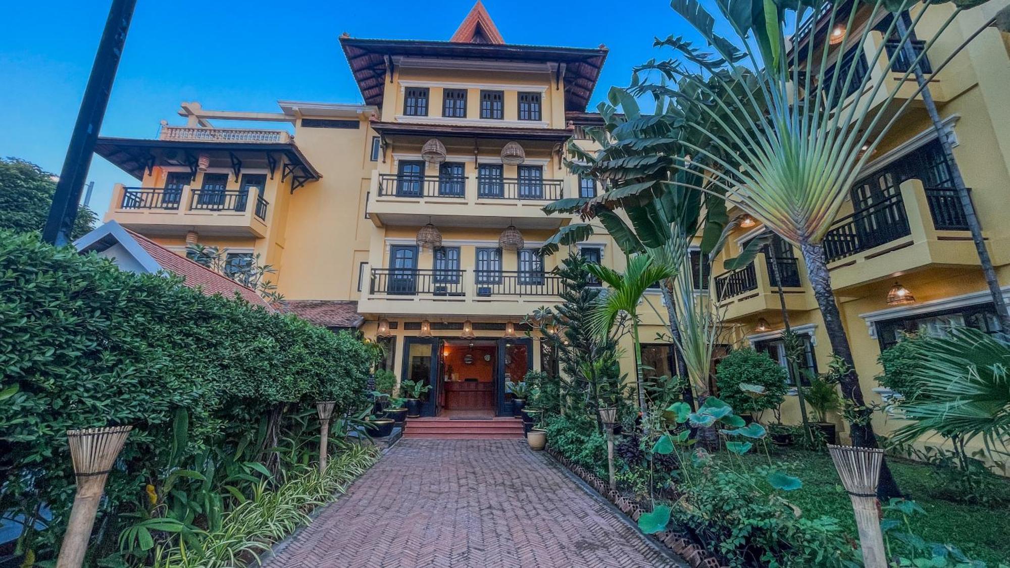 Villa Indochine D'Angkor Ciudad de Siem Riep Exterior foto