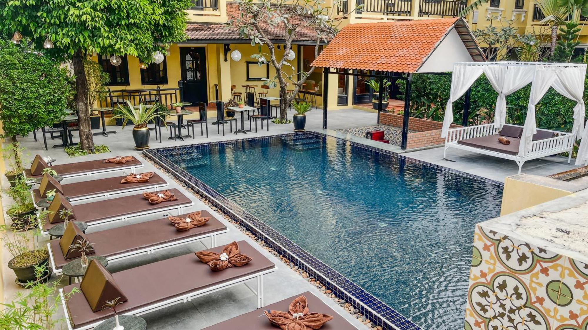 Villa Indochine D'Angkor Ciudad de Siem Riep Exterior foto